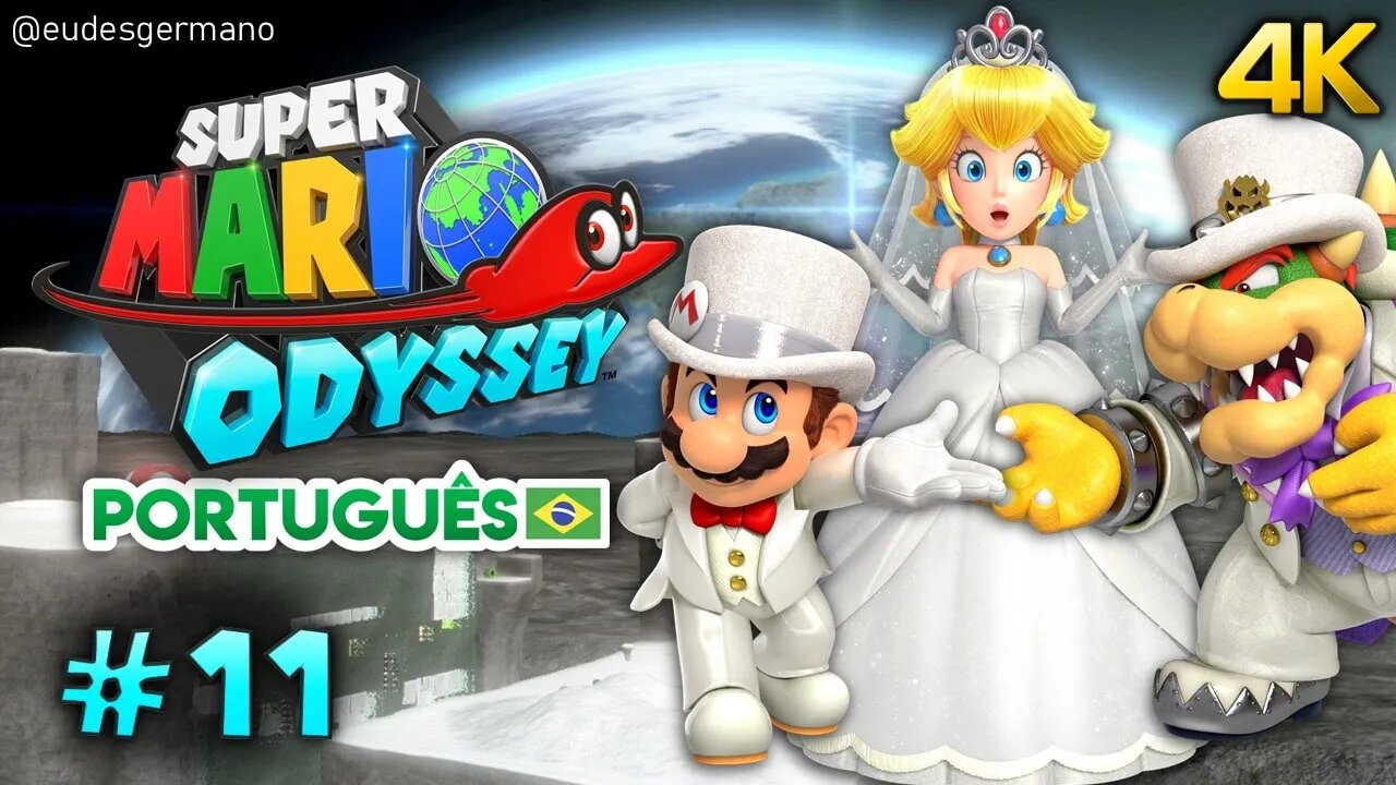 Super Mario Odyssey Parte 11 - Reino da Lua (Português PTBR) [4K]