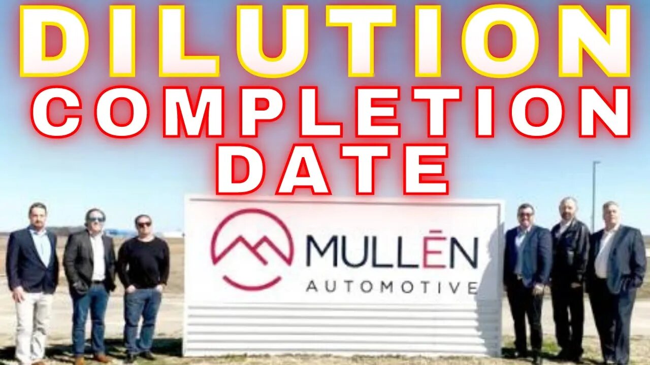 MULN Stock (Mullen automotive) COMPLETION OF RESELL OF SHARES DATE 🔴 Reverse Stock Split Explained