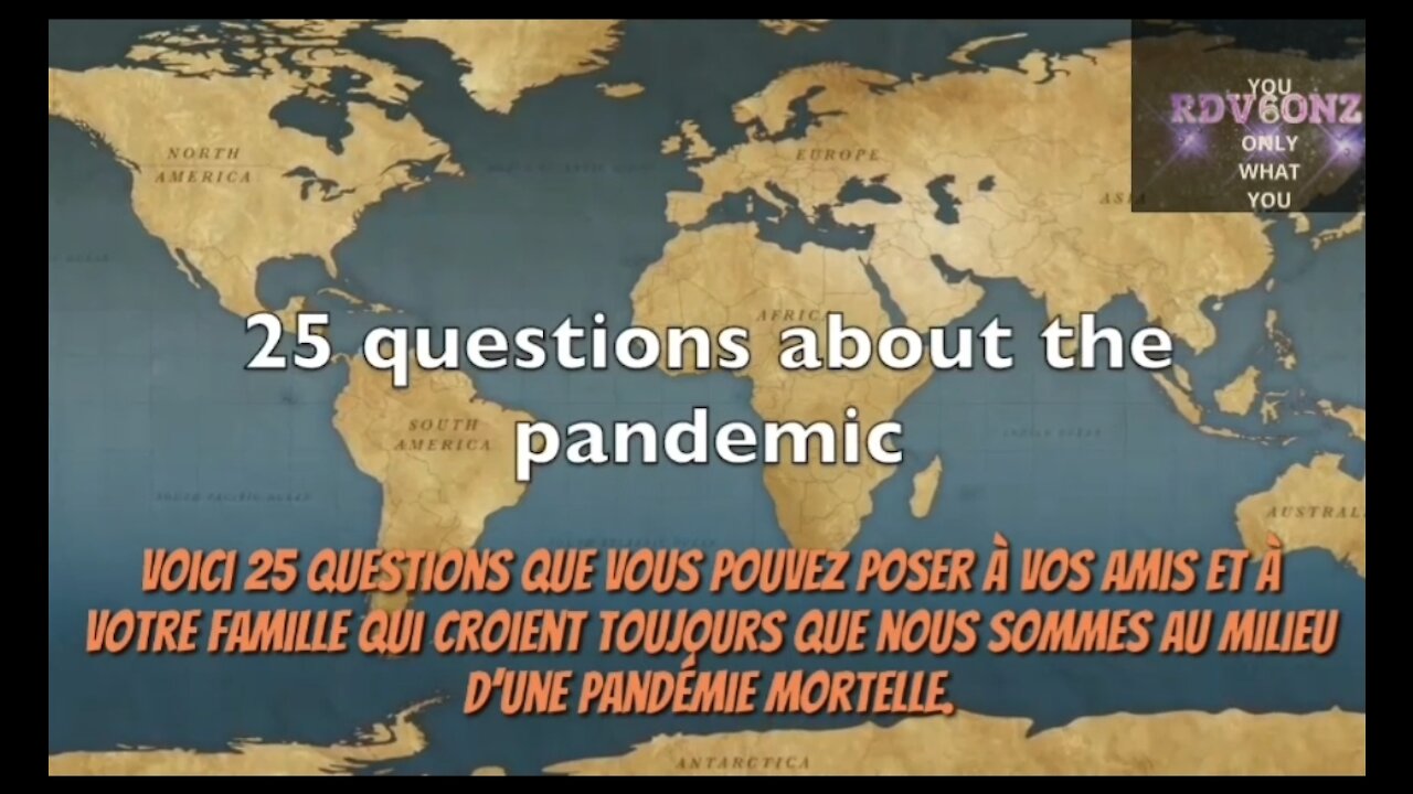 25 QUESTIONS ABOUT THE PANDEMIC VOSTFR @RDV11