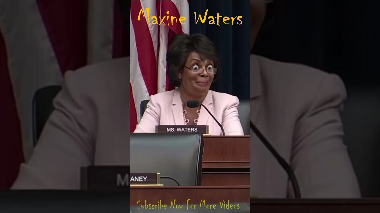 Maxine Waters after a few shots of the good stuff.