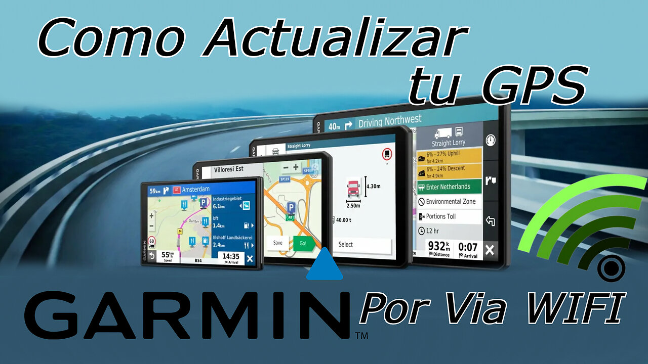 Como Actualizar Tu GPS GARMIN por via WIFI !