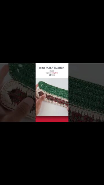 Como fazer a emenda | Crochê