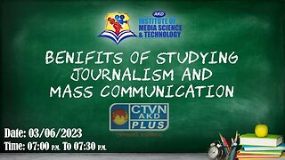 AKD INSTITUTE & MEDIA SCIENCE CTVN_03_06_2023- 07:00 PM