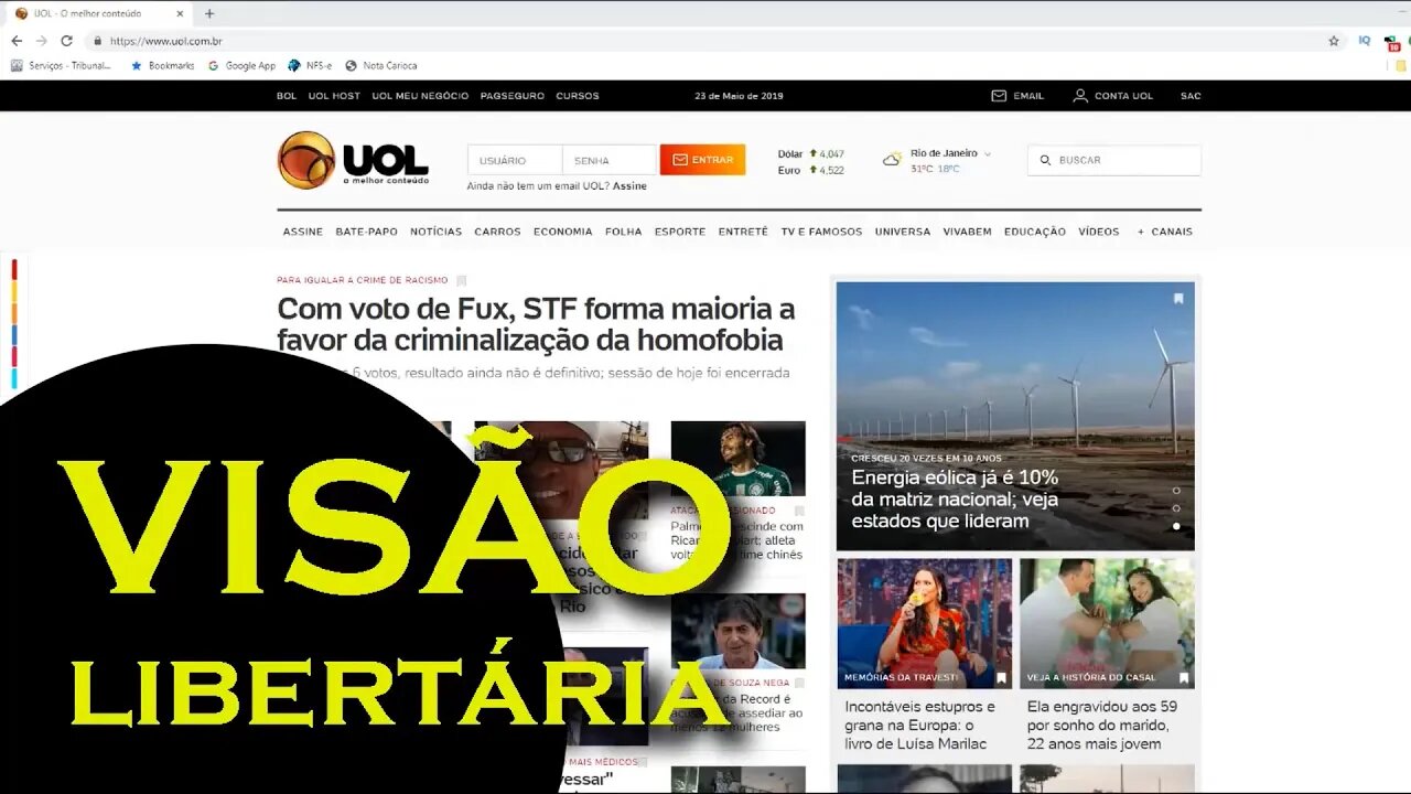 Criminalizem o STF | Visão Libertária - 24/05/19 | ANCAPSU