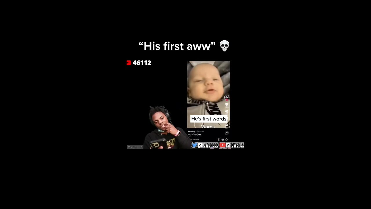 His first awww..😂😂 . speed funny reaction to baby🤣🤣.@loughoutloud