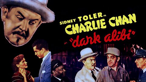 Charlie Chan Dark Alibi (1946) Sidney Toler, Mantan Moreland, Ben Carter