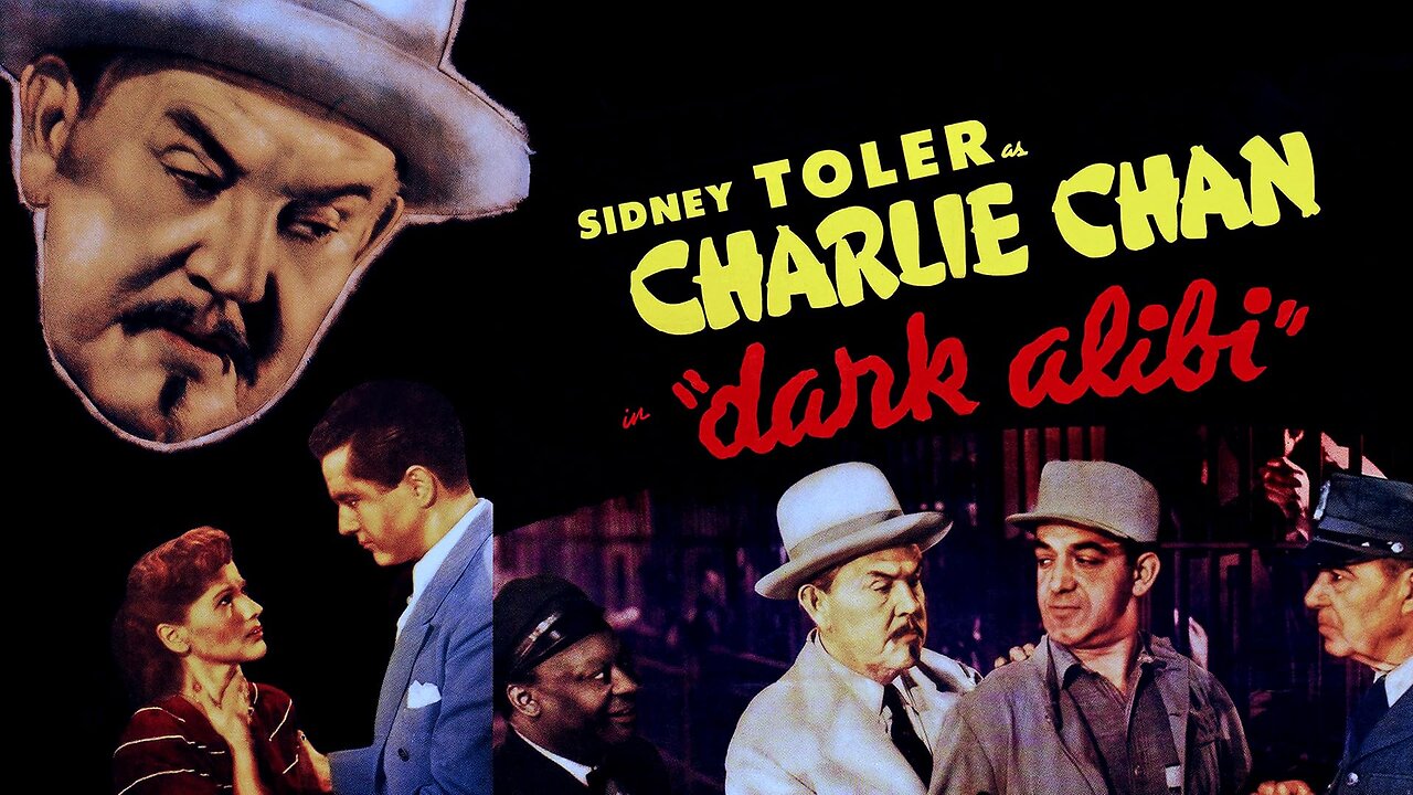 Charlie Chan Dark Alibi (1946) Sidney Toler, Mantan Moreland, Ben Carter