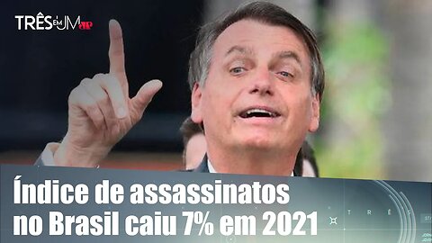 Bolsonaro atribui redução de homicídios ao acesso às armas