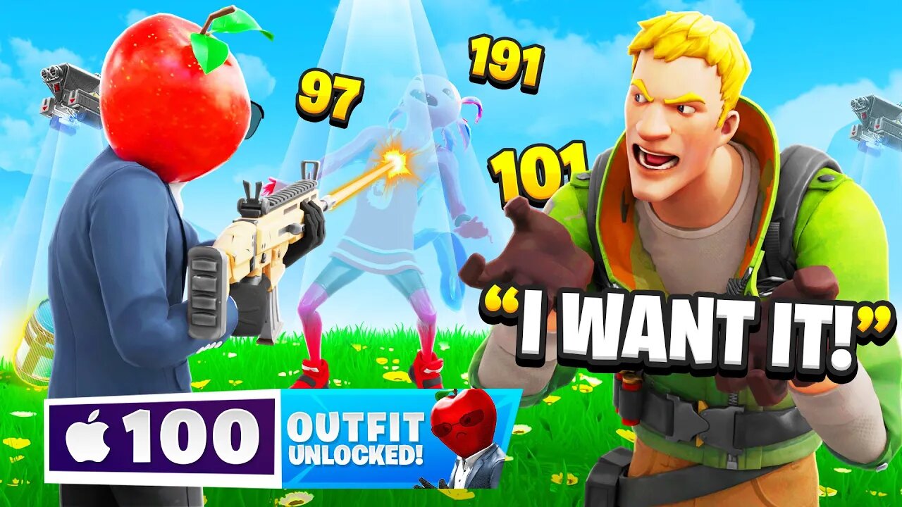 I Trolled Him In "FREE Fortnite” Apple Cup..