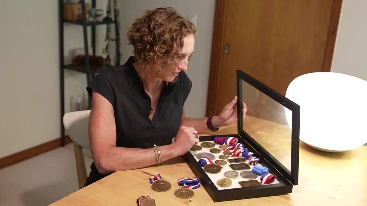 MSU professor went to the Olympics twice as a competitor. Her art is there this year.