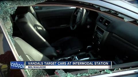 Dozens of cars broken into at Milwaukee Intermodal Station