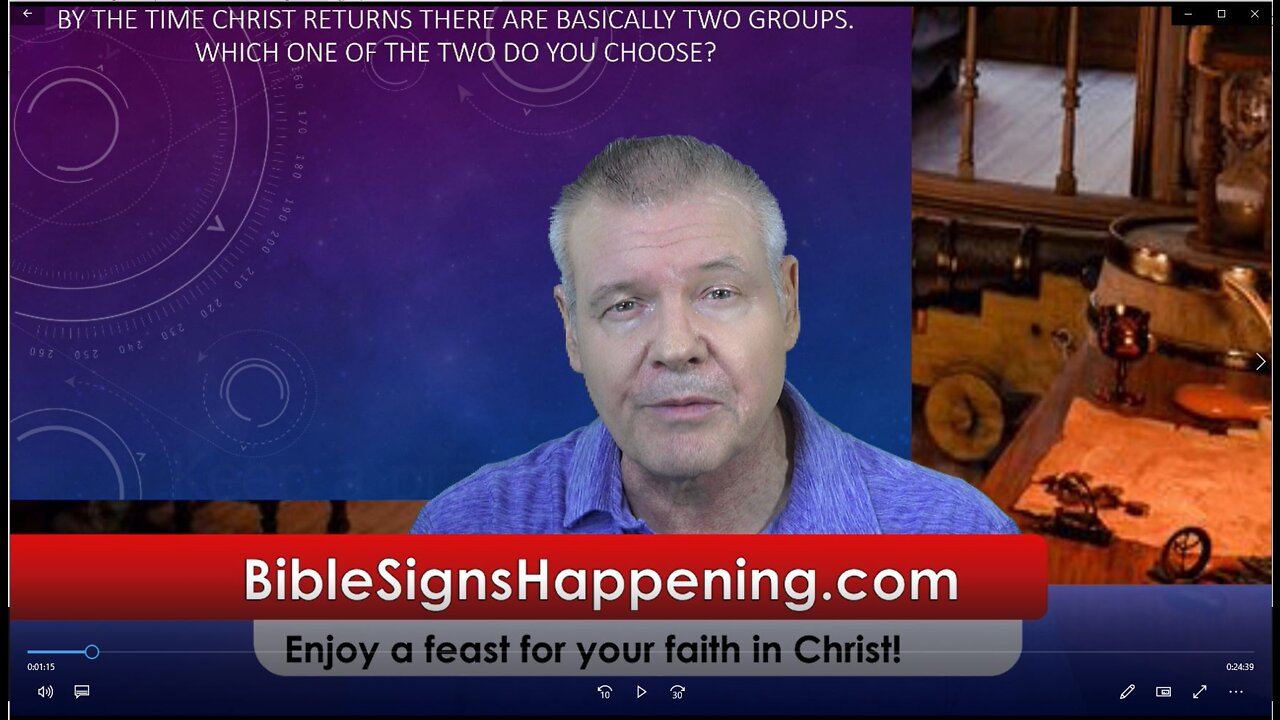 There will be basically two groups - Those for Christ and Freedom and those not.