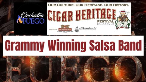 Orchestra Fuego Salsa Band Ybor City 2021 | Cigar prop