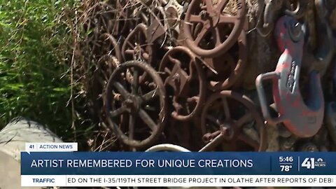 Artist remembered for unique creations