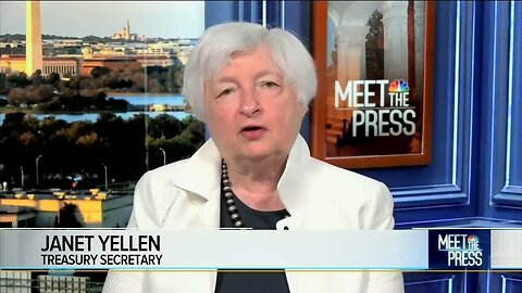 Treasury Sec. Janet Yellen Says She "Take[s] Pride In The Credibility Of The Forecasts That We Make"