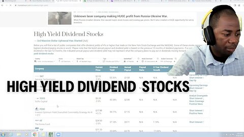 High Yield Dividend Stocks