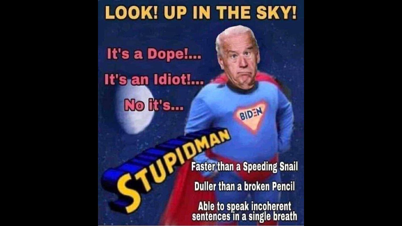 Joke Biden - The Adventures of Stupid Man! Part 1