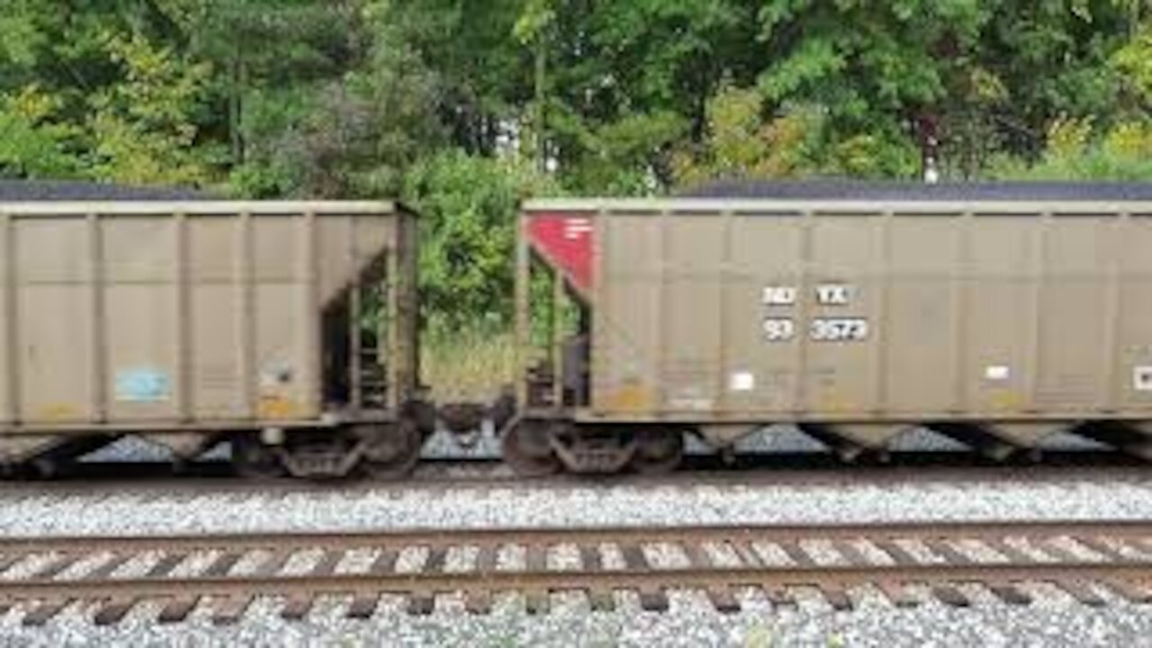 CSX Loaded Coal Train from Sullivan, Ohio September 26, 2020