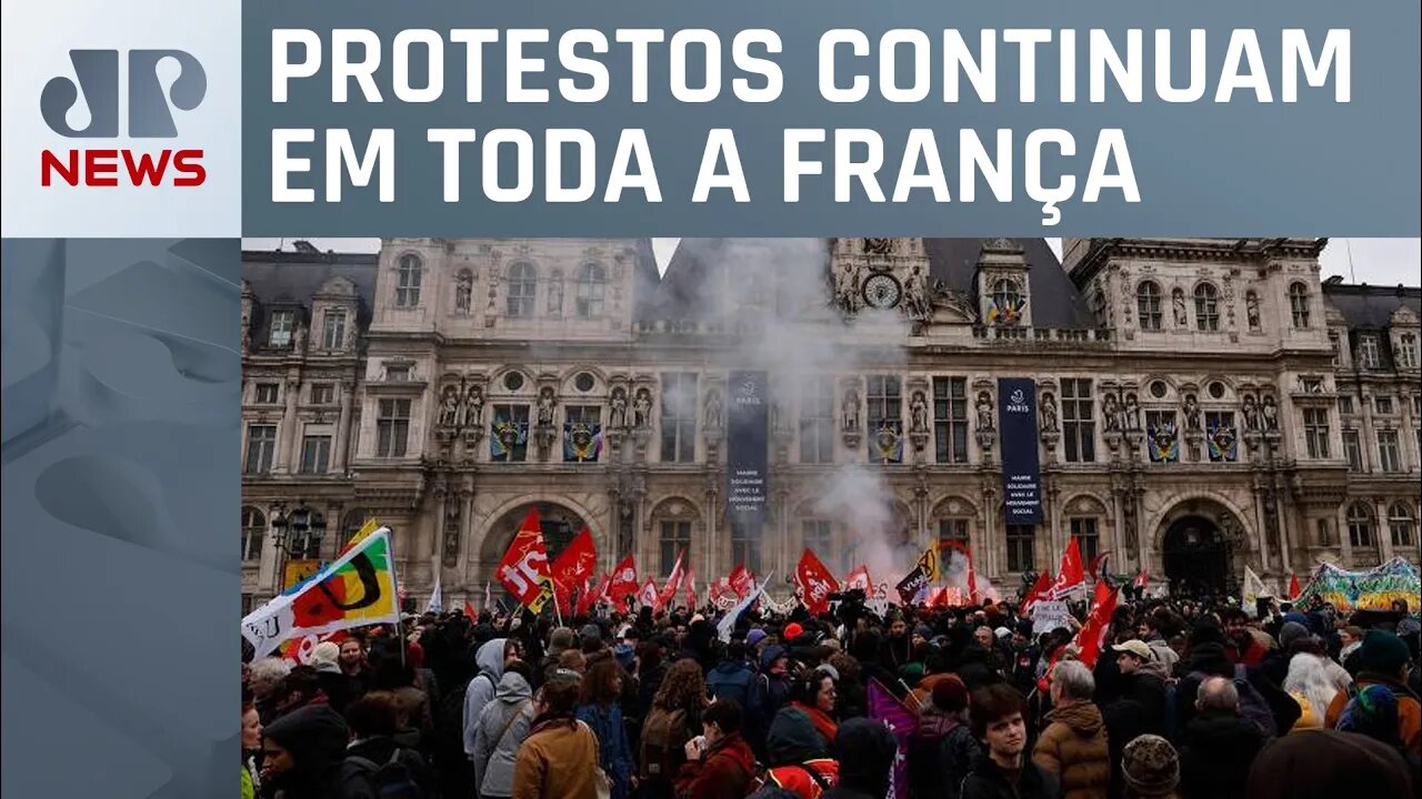 Conselho Institucional da França aprova medidas da reforma da previdência