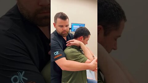 Chiropractic adjustment on MAD shoulder!