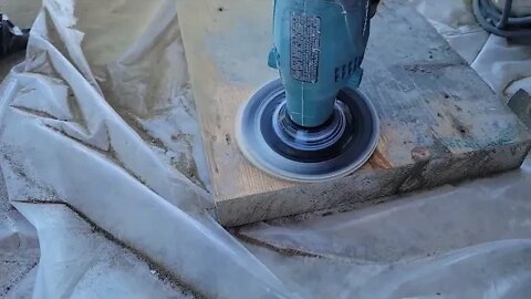 Makita 5inch Sander Grinder Removing Paint Bare Wood