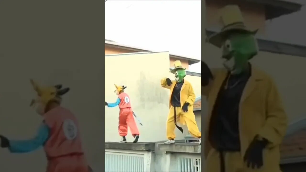 SUPER PULOS NINJAS DO FOFÃO, O MÁSKARA, GOKU E BEN10 DANÇANDO NA CARRETA DA ALEGRIA, LIKE