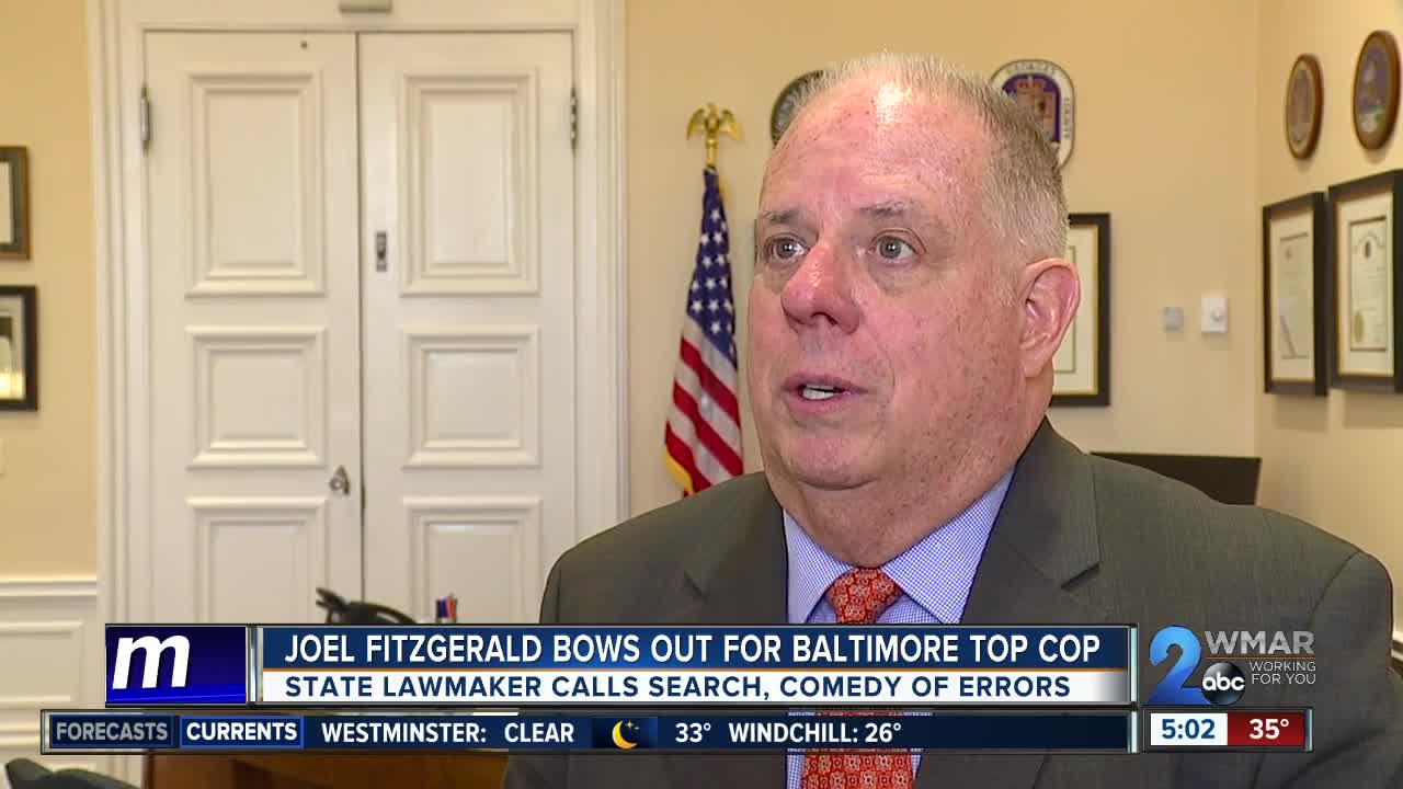 Fitzgerald bows out; Governor Larry Hogan reacts