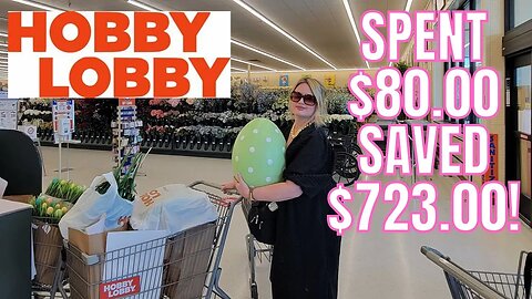 HOBBY LOBBY | 2 CART FULLS! | 90% OFF EASTER | HUGE HAUL! @hobbylobby #hobbylobby