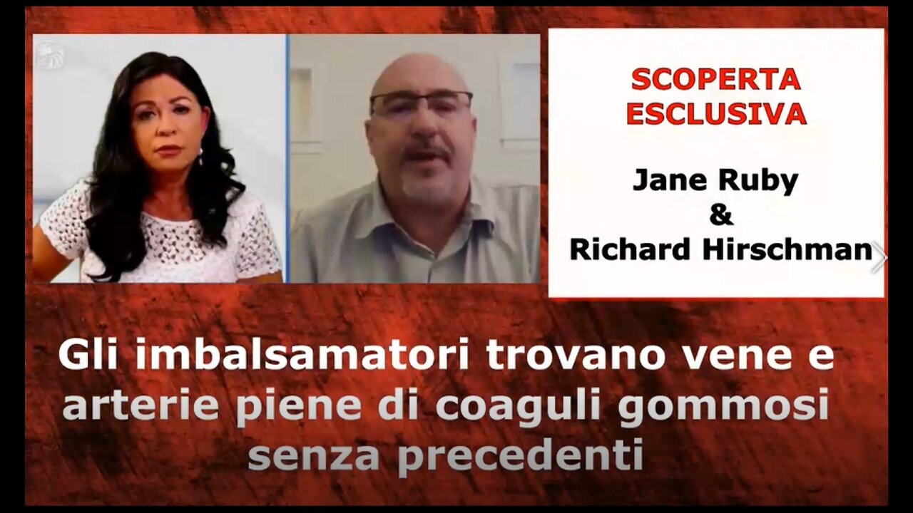 SCOPERTA ESCLUSIVA Le vene e arterie piene di coaguli gommosi senza precedenti