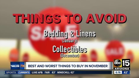 The best and worst items to buy in November
