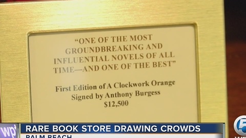 Rare bookstore drawing crowds