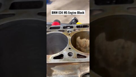 BMW E34 M5 Engine Block #bmw #diy #bmwe34 #bmwm5 #cars #restoration #automotive #engine #mechanic