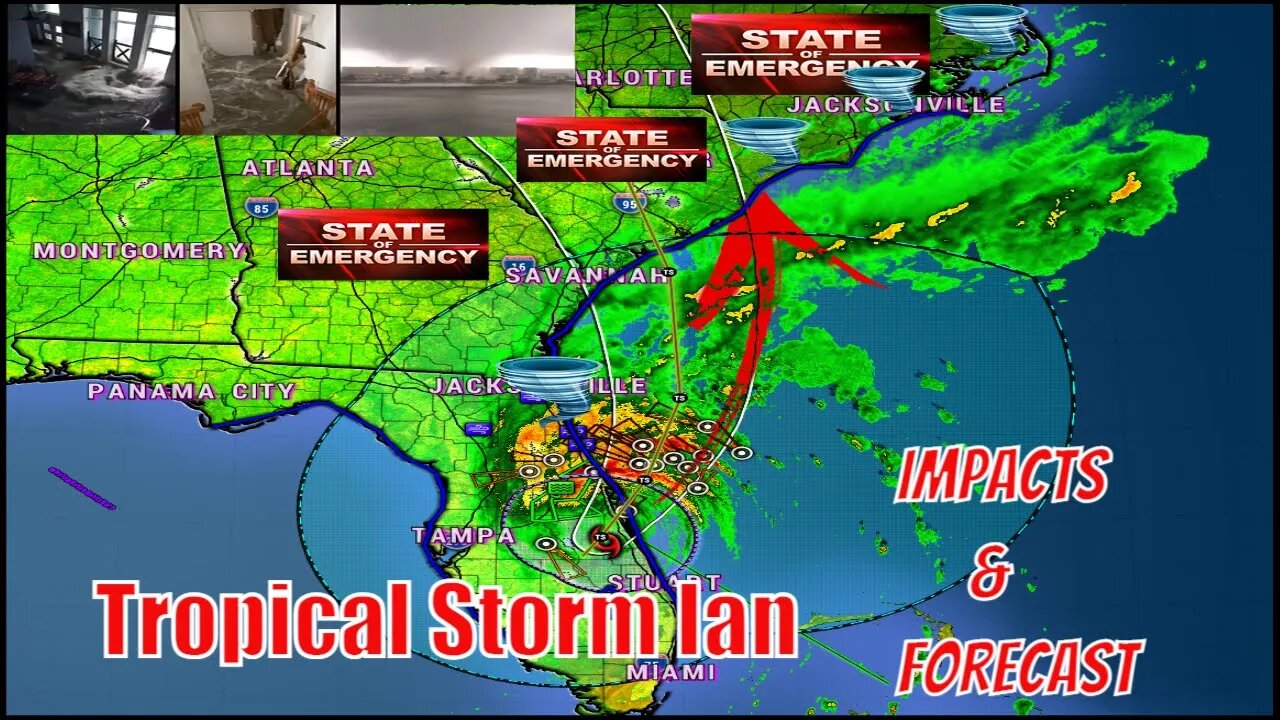 Tropical Storm Ian Heads To The Carolinas & Next Wave Coming!