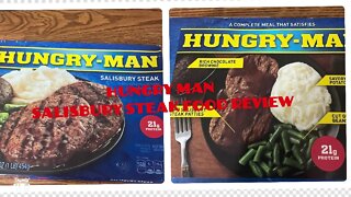 Hungryman￼￼ salisbury steak dinner -food review