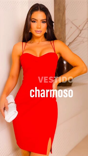 Vestido Vermelho Top
