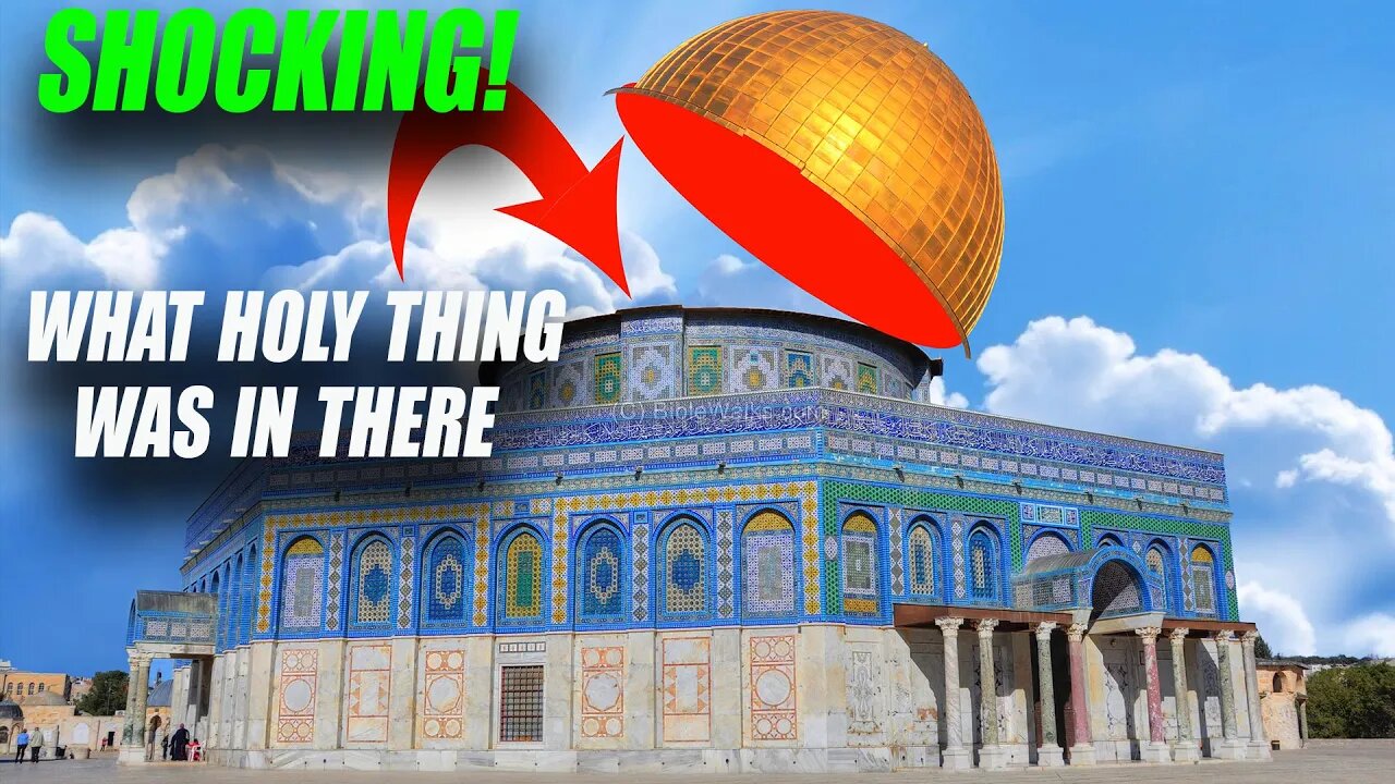 Israel's Holiest Object was UNDER the Dome of the Rock