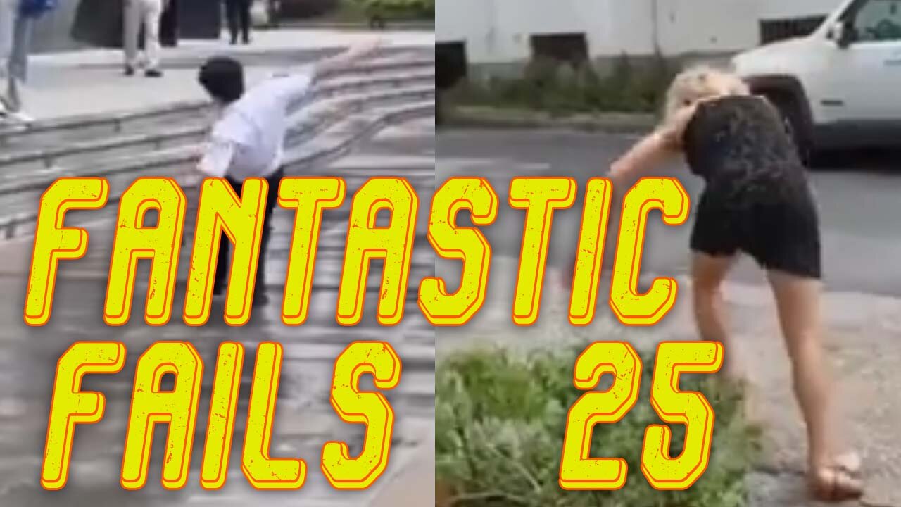 Fantastic Fails 25 - When Walking Goes Wrong: The Best Falls and Slips of the Year!