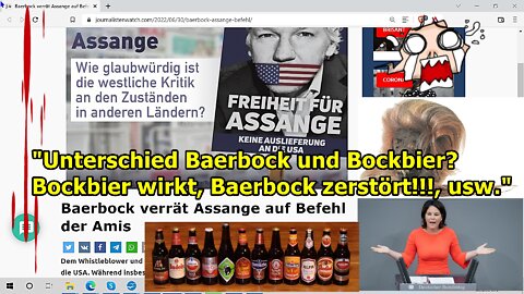 "Unterschied Baerbock und Bockbier? Bockbier wirkt, Baerbock zerstört!!!, usw."