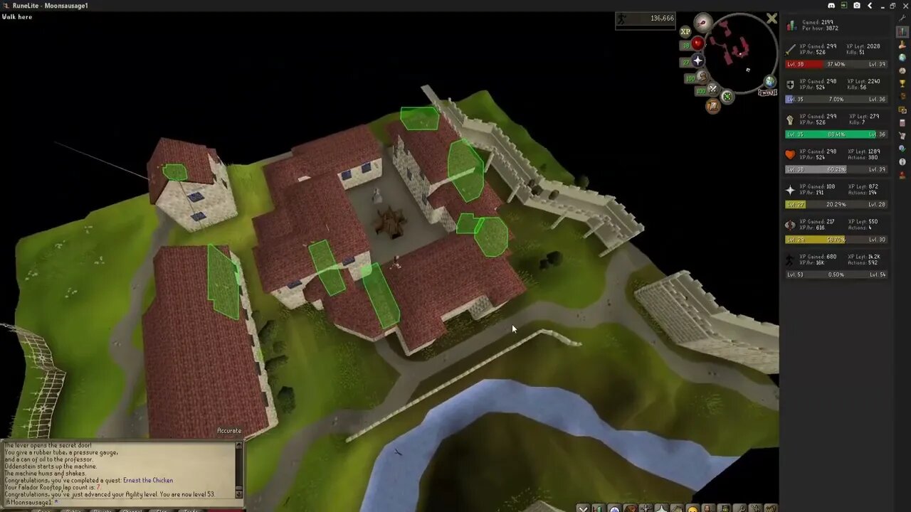 Tutorial: Falador Agility Course