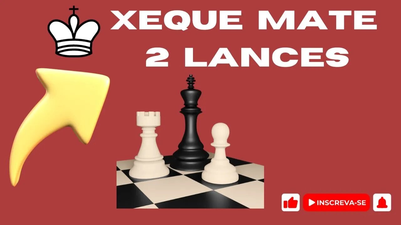 VAMOS RESOLVER DOIS PROBLEMAS DE XEQUE MATE NO XADREZ COM MATE EM DOIS LANCES