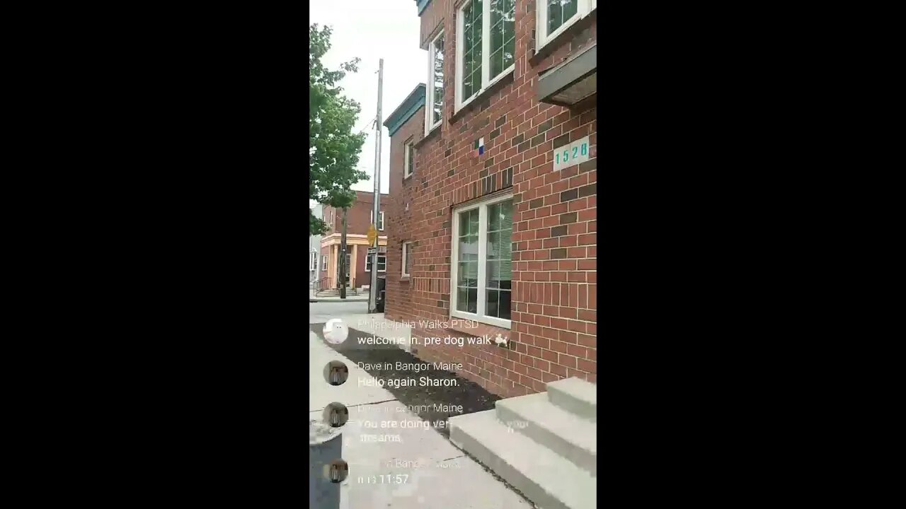 pre- Dog Walk Walk with Philadelphia Walks PTSD