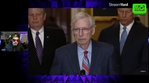 Senator Mitch McConnell FREEZES During Live Presser!