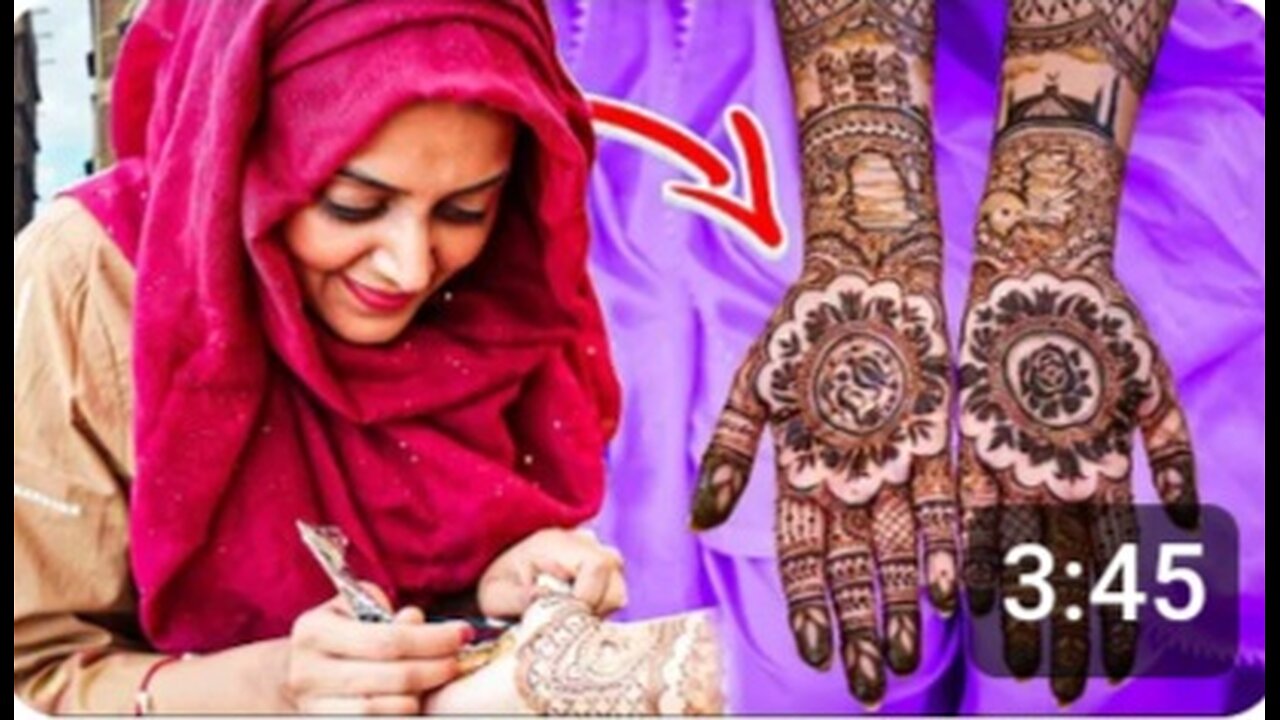 She's the Queen of Henna Tattoos in Pakistan