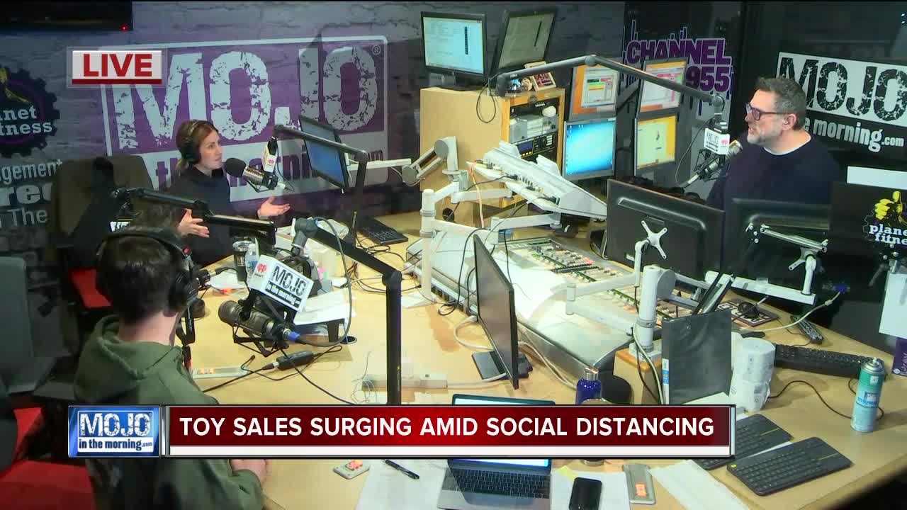 Mojo in the Morning: Toy sales up amid social distancing