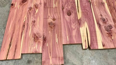 making a Cedar barn door