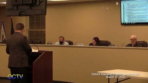 Oxford Township Planning Commission 3-10-22