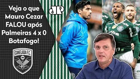 "O Palmeiras hoje é o ÚNICO TIME que..." Mauro Cezar MANDA A REAL após 4 a 0 no Botafogo e LIDERANÇA