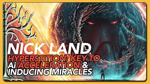 NICK LAND | Ai as Xenodemon From the Future Pulling Our Strings | Miracles of Coincidence