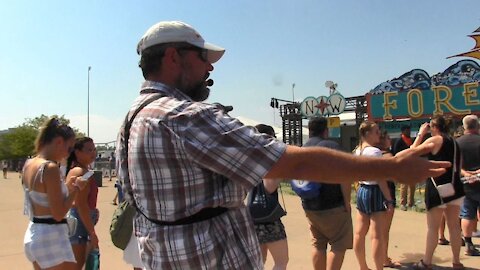 2018 WICKED Forecastle Music Festival - Louisville, KY - Street Preaching - Kerrigan Skelly