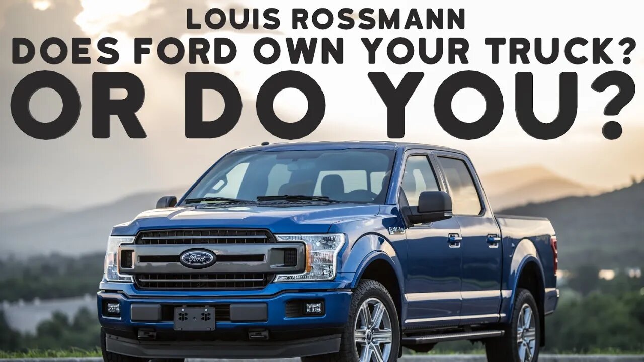 Ford RESTRICTS you from selling your car for one year after purchase: WHO OWNS YOUR CAR???